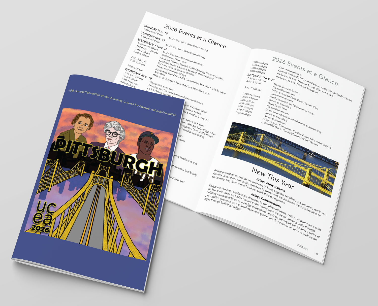 Image of the 2026 Program cover and interior.